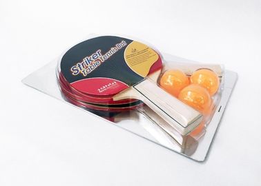 Table Tennis Set 2 Rackets with 3 Yellow Balls Sponge 1.5mm Pimple Rubber for Family Fun
